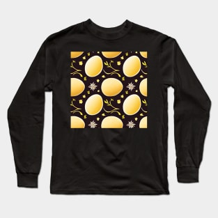 Easter eggs 2 wallpaper style (MD23Etr002) Long Sleeve T-Shirt